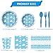 JU XIN 81Pcs Blue Sky White Clouds Birthday Party SuppliesBlue Sky Cartoon Theme Suitable For Baby Shower Baby And Kids Birthday Party - Image 4