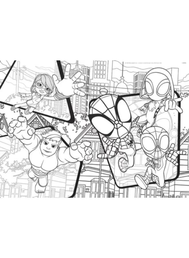 Lisciani Marvel Spidey Double-Face Maxi Floor Puzzle - 24 Pieces - Image 3