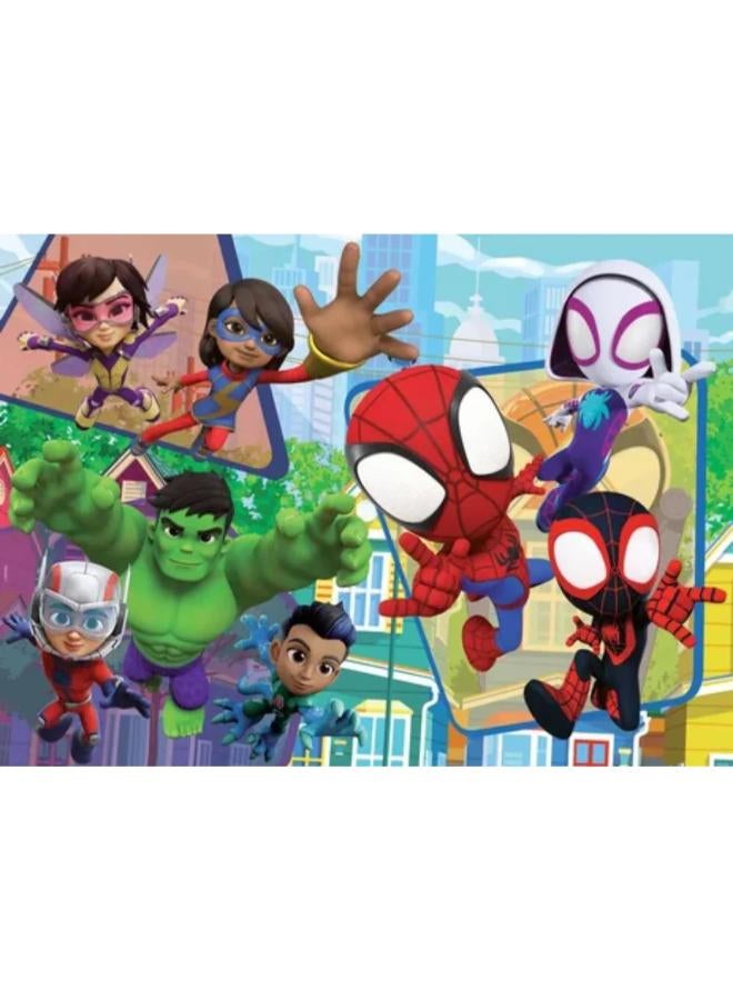 Lisciani Marvel Spidey Double-Face Maxi Floor Puzzle - 24 Pieces - Image 2