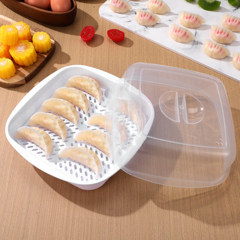 🍳 وعاء مطبخ آمن للاستخدام في الميكروويف لتبخير الطعام وتنظيف سهل - Image 4
