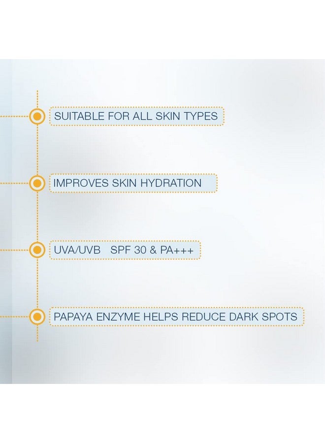 Astaberry Papaya Sunscreen Creme Spf 30 - With Papaya Extract|Dermatologist Formulated|Non-Sticky|Lightweight|Protected Skin From Uva & Uvb Rays| (Pack Of 2 (100Ml X 2))|For All Skin Types - Image 3