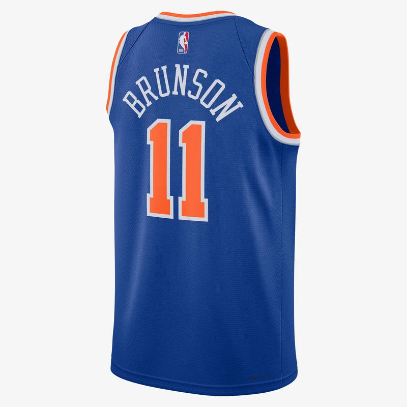 Nike Men's NBA 22/23 New York Knicks Icon Edition Replica Swingman Basketball Jersey