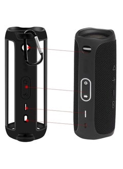 اكسيسن حقيبة سيليكون متوافقة مع مكبر الصوت المحمول المضاد للماء JBL (السماعة غير مضمنة)  - Image 2