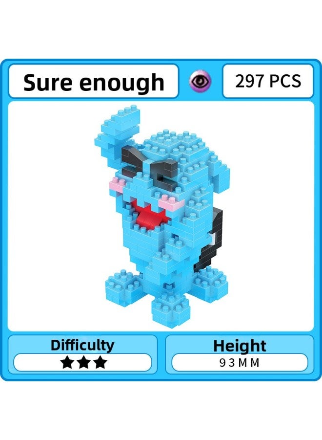 Le Bai Yu Elf Children's Primary School Gift Puzzle Assembled Toys Diamond Small Particle Miniature Building Blocks 8093