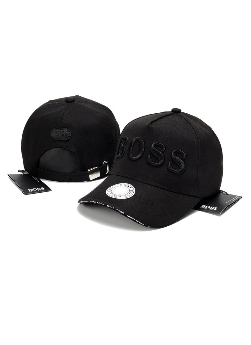 Generic BOSS Mens Curved Logo Cotton Twil Hat Baseball Cap 
