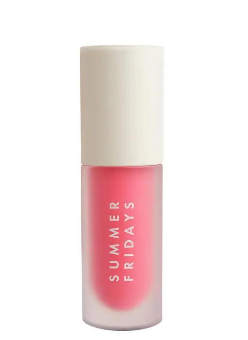 SUMMER FRIDAYS Summer Fridays Dream Lip Oil for Moisturizing Sheer Coverage Pink Cloud Nuage Rose 4.5ml  - Image 1