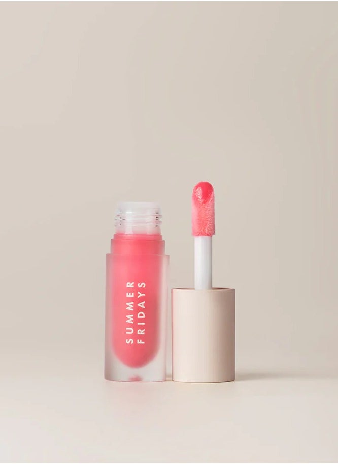 SUMMER FRIDAYS Summer Fridays Dream Lip Oil for Moisturizing Sheer Coverage Pink Cloud Nuage Rose 4.5ml  - Image 3