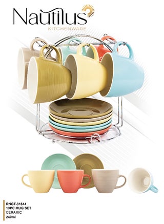 Nautilus Tea Mug set 6pcs