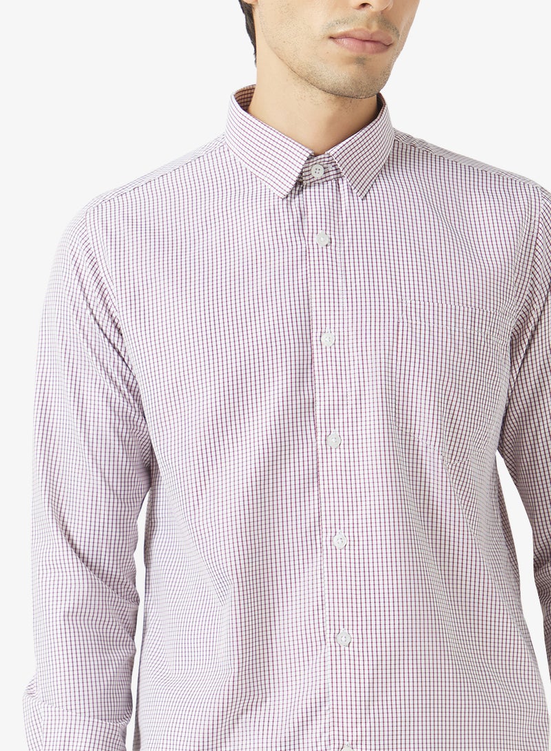 Robert Wood Mens Small Checks Formal Shirt - Image 5