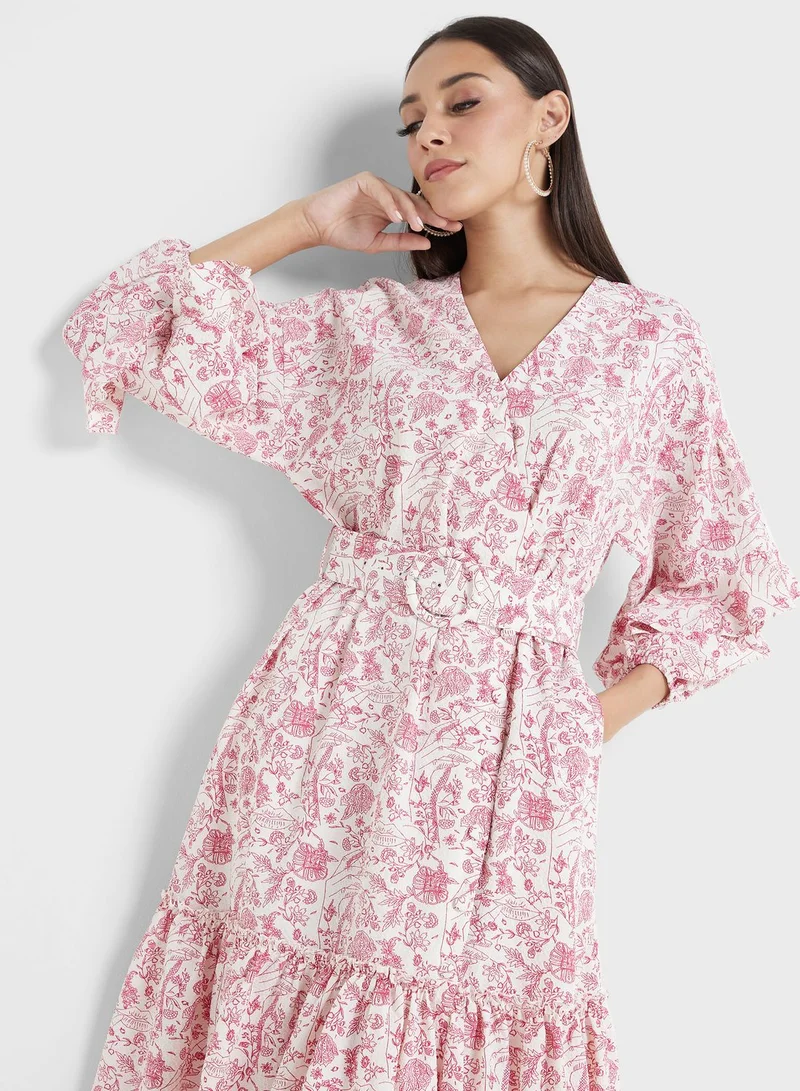 Ted Baker Ruffle Detail Dress