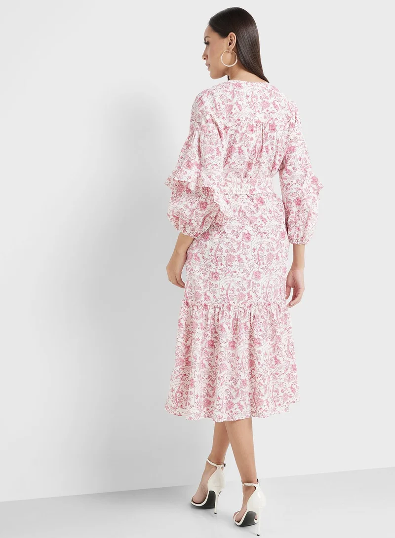 Ted Baker Ruffle Detail Dress