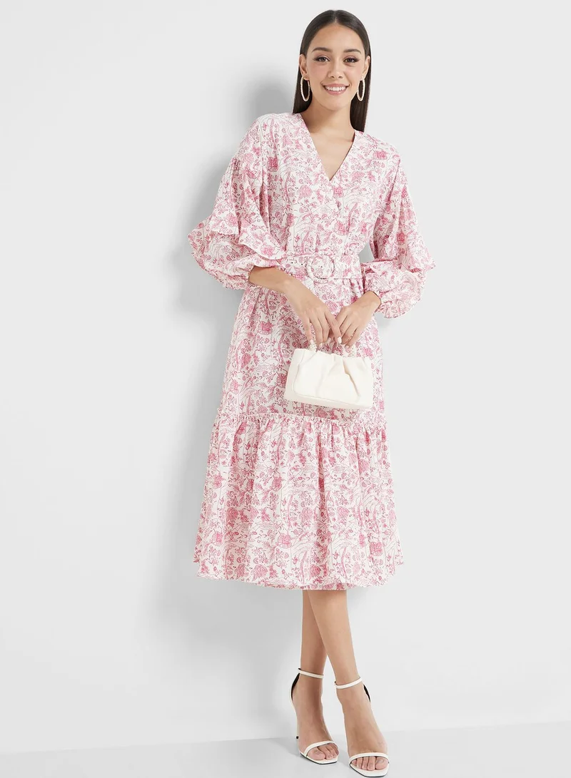 Ted Baker Ruffle Detail Dress