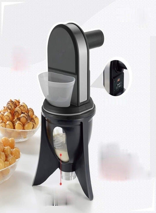 Automatic Electric Dumpling/Luqaimat Making Machine Qadi Luqaimat and Portable Candy Ball Machine Black - Image 1