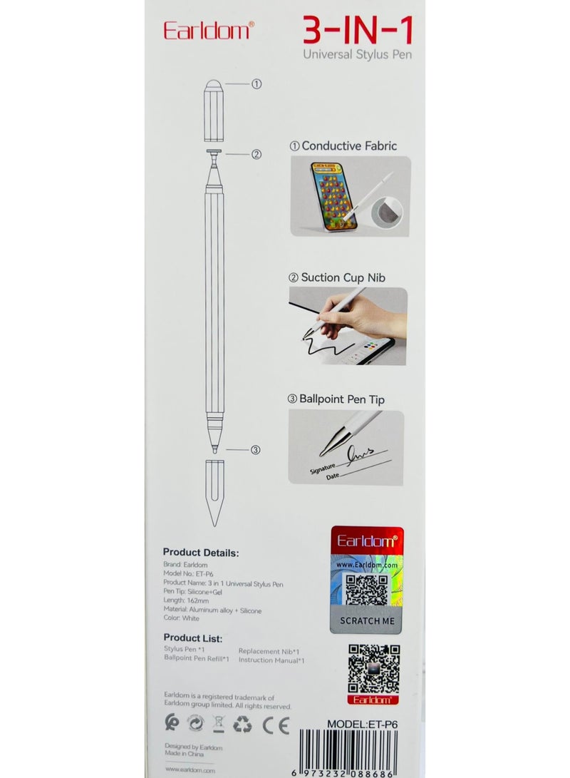 أيرلدوم قلم ستايلس عالمي 3 في 1 - Image 1
