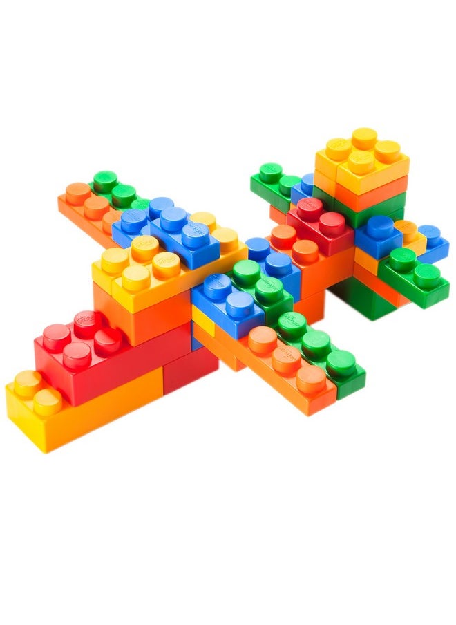 uniplay - Mix Soft Building Blocks - 24-Piece Set For Infant Early Learning, Cognitive Development, And Toddler Creative Play - Ages 3 Months+ - Image 1