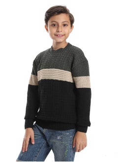 Caesar Wool Boys Pullover With Multi Design  - Image 4