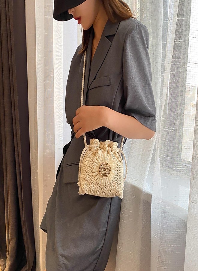 SUSOYAOCHEN Straw Shoulder Bag Women Crossbody Purses Bag Summer Handmade Casual Small Cross body bag for Girls - Image 3