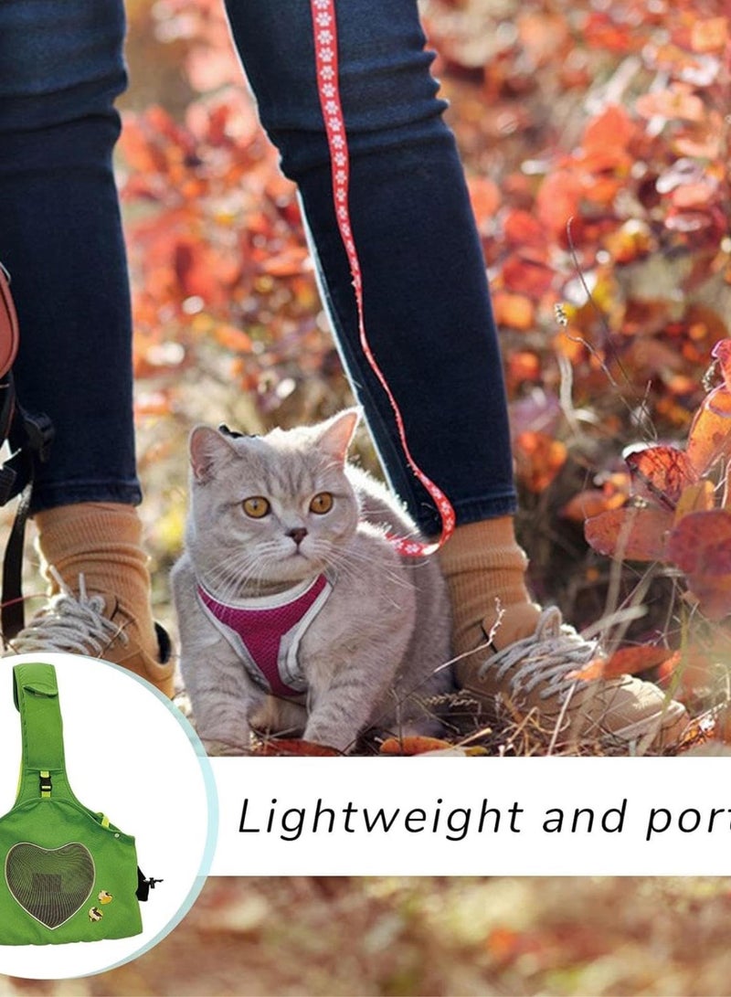 GGOOT Dog Sling | Travel Cat Carrier Purse with Shoulder Straps and Carrying Handles,Breathable Pet Products for Small Breeds Kittens - Image 2