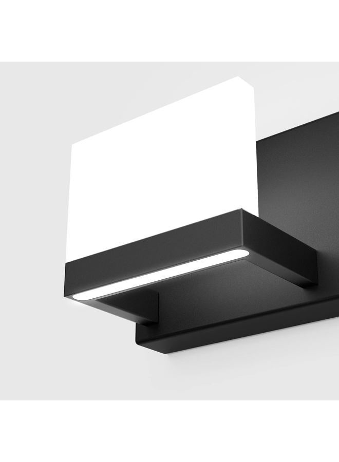 Tipace 5 Lights Modern Black Vanity Light Up and Down Black LED Vanity Light Fixtures Bathroom Wall Light Over Mirror 6000K - Image 5