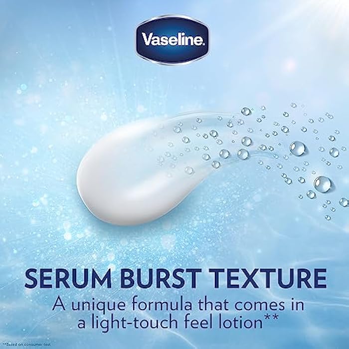 Vaseline® Gluta-Hya Smooth Radiance Serum Burst body Lotion,10x more powerful than vitamin c, for glowing & bright skin, 200ml - Image 4
