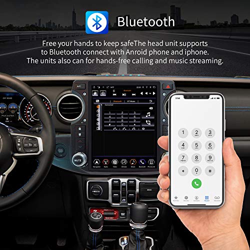 Citreal LINKSWELL 12.1 Inch Touch Screen Car Stereo for Jeep Wrangler Gladiator Radio 2018 2019 2020 2021 Unit Multimedia Player Radio Screen Replacement GPS Navigation Android Tablet Auto - Image 4