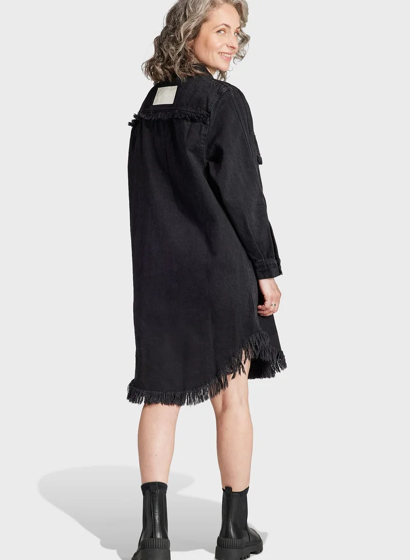 adidas Originals Essential Denim Shirt Dress