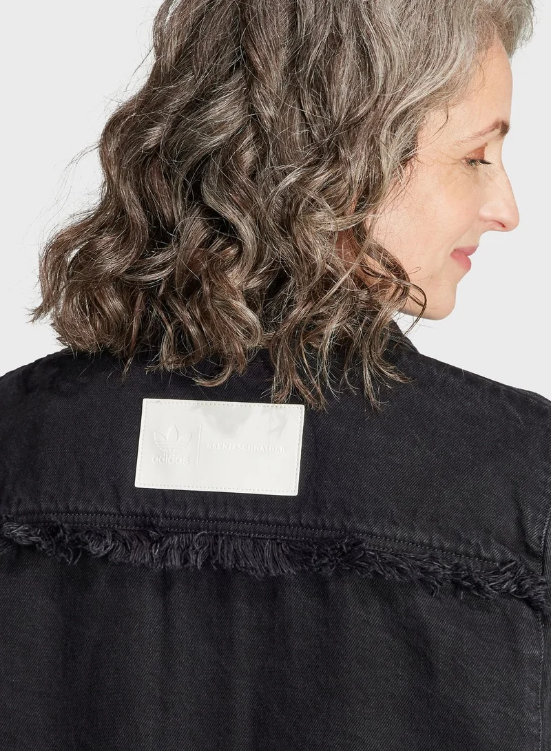 adidas Originals Essential Denim Shirt Dress