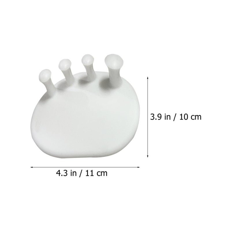 Bunion Corrector Pair White For Toe Alignment Foot Training Tool And Calf Muscle Exercise - Image 3