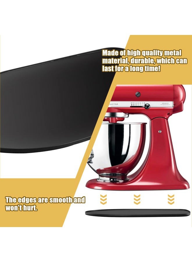 BAKEWAY Metal Mixer Slider Mat for KitchenAid Stand Mixer - Kitchen Appliance Sliding Tray Countertop Mixer Mover Slide Mats Pad Compatible with Kitchen Aid 4.5-5 Qt Tilt-Head Stand Mixer Artisan Classic - Image 5