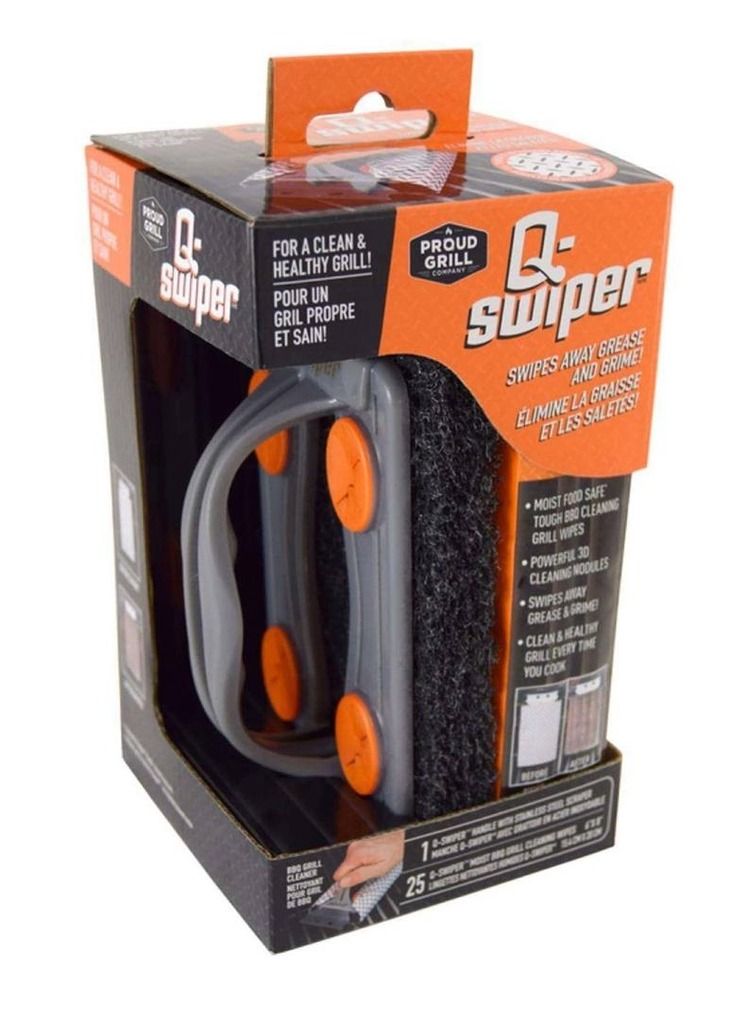 برود_جريل كيو سويبر طقم منظف جرات خالي من الشعر الخشن 26 قطعة - Image 1