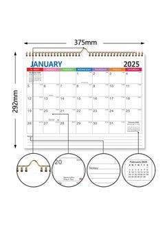CMGTYYD. تقويم حائط، تقويم حائط، تقويم عائلي 2025 مخطط عائلي مقاس A3، 14.8 بوصة × 11.5 بوصة مع تقويم عائلي لمدة 18 شهرًا من يناير 2025 إلى يونيو 2026. 2026 للمطبخ العائلي المنزلي العائلي  - Image 2
