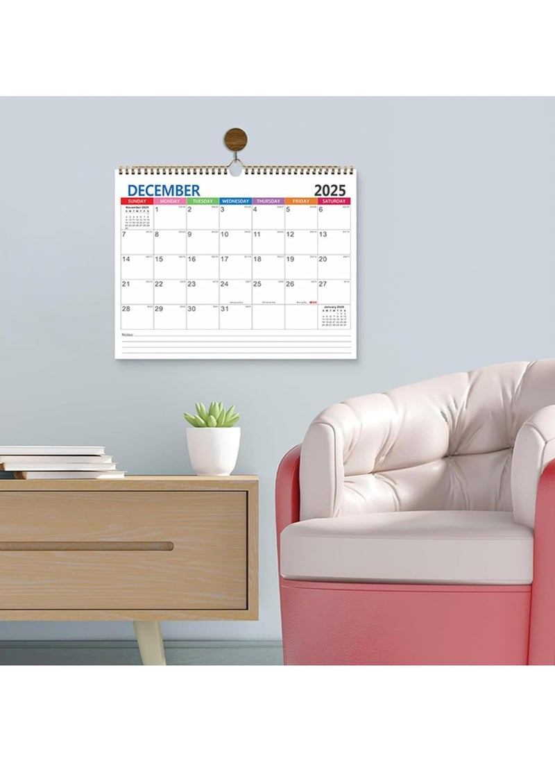 CMGTYYD Wall Calendar, 2025 Calendar Family Planner A3, 14.8" x 11.5"with 18 Month 2025 Calendar Month to View, Family Calendar 2025 2026 Calender from Jan. 2025 -Jun. 2026 for Family Kitchen Home  - Image 5