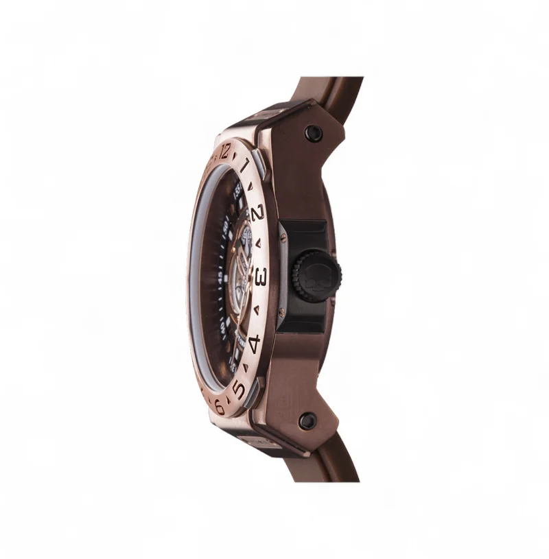 Hydrogen Watch Brown/Rose Gold Automatic Vento Brown Duo Watch for Men | Best Price UAE