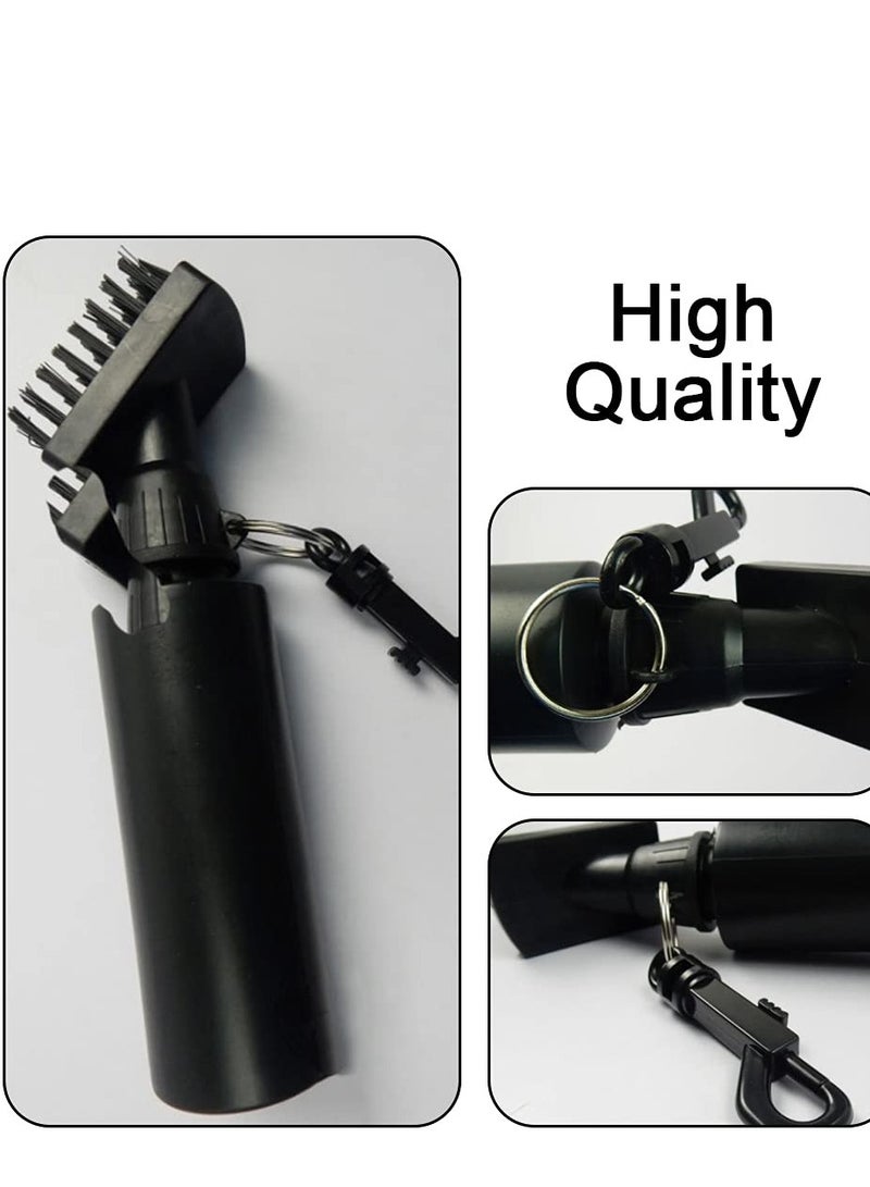 Generic Professional Golf Club Cleaning Brush, Groove Cleaner, Golf Clean Accessories for Golf Ball Club Wet Scrub, Professional Golfs Club Cleaning Brush Water Dispenser Cleaner (Black) - Image 3