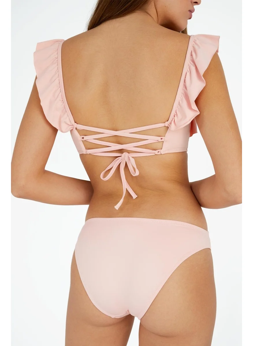 Ayyıldız 40720 Flounced Powder Bikini Set