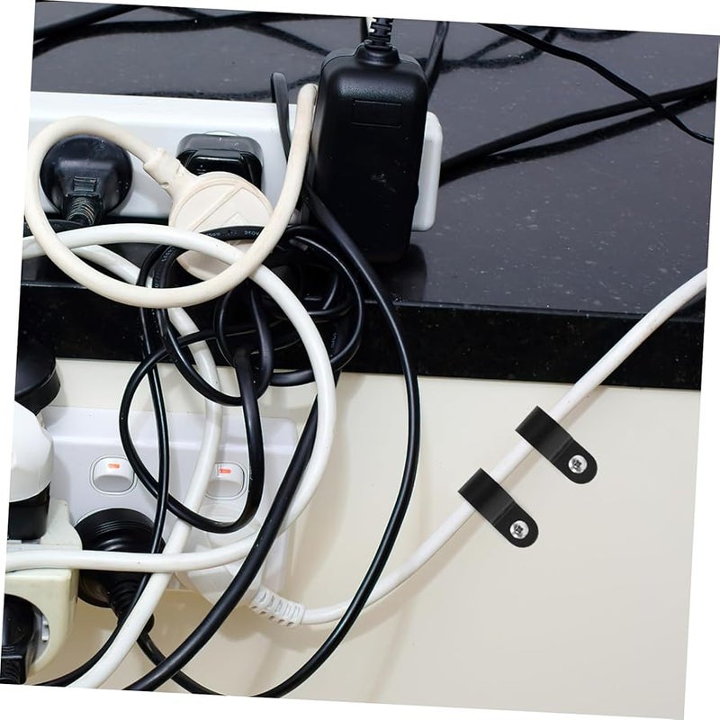 TIDTALEO 50 قطعة مشابك كابلات مثبتات حائطية لتنظيم الأسلاك - Image 3