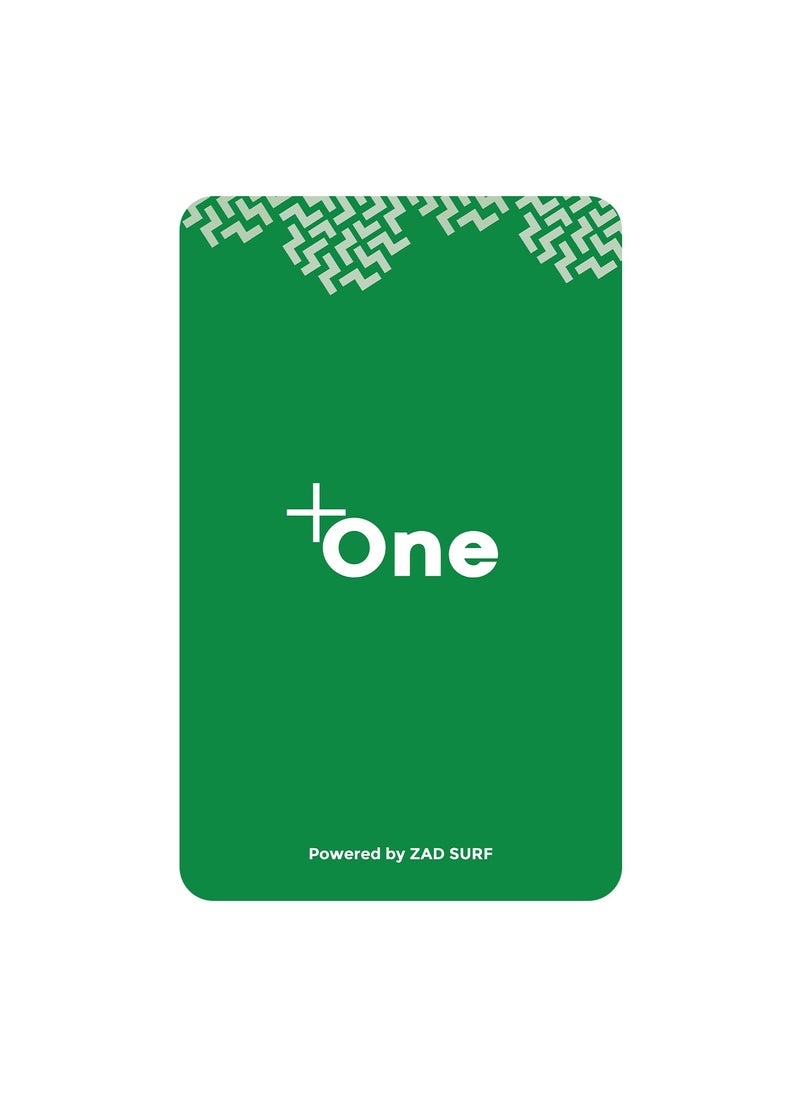 Zad Surf - Green Engraved Metal Business Card (+ One ) Zad Surf for Instant Contact and Social Media iOS and Android - Image 1
