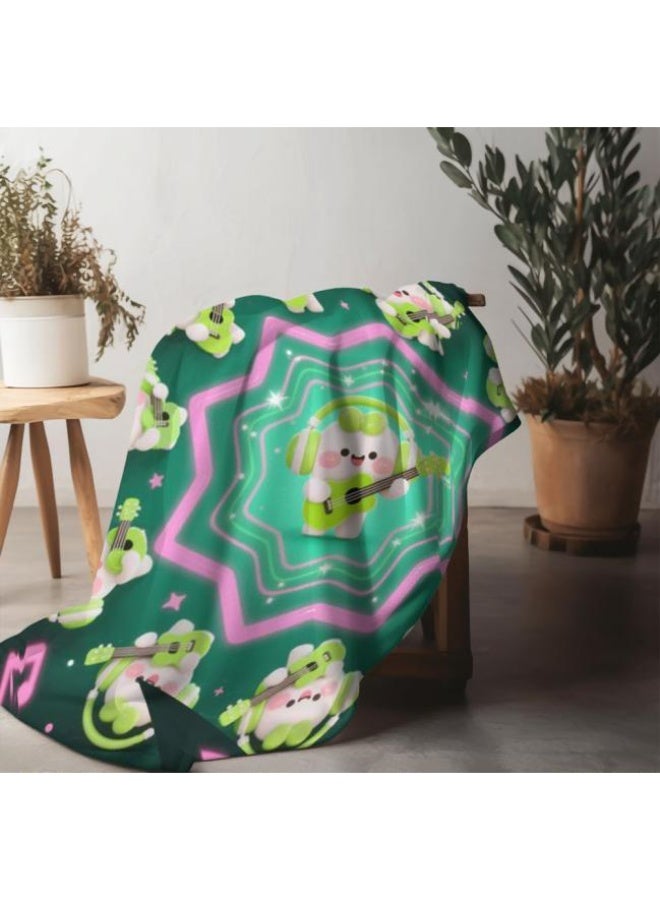 general Wisdom Fairy (latest) flannel thin blanket (warm and comfortable, suitable for sleep, game use, dust and sandproof) 150cm*200cm - 8 - Image 3