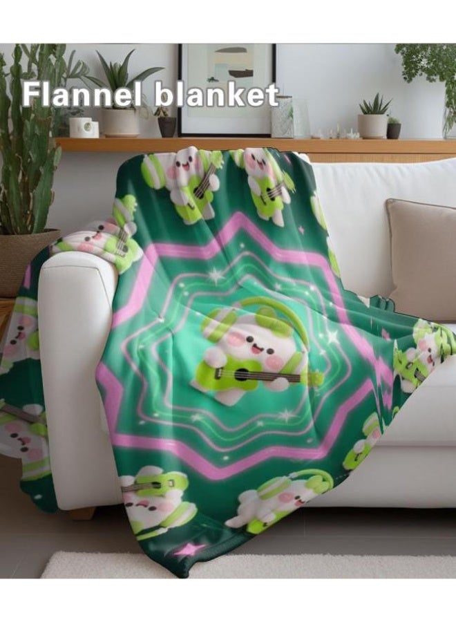general Wisdom Fairy (latest) flannel thin blanket (warm and comfortable, suitable for sleep, game use, dust and sandproof) 150cm*200cm - 8 - Image 4