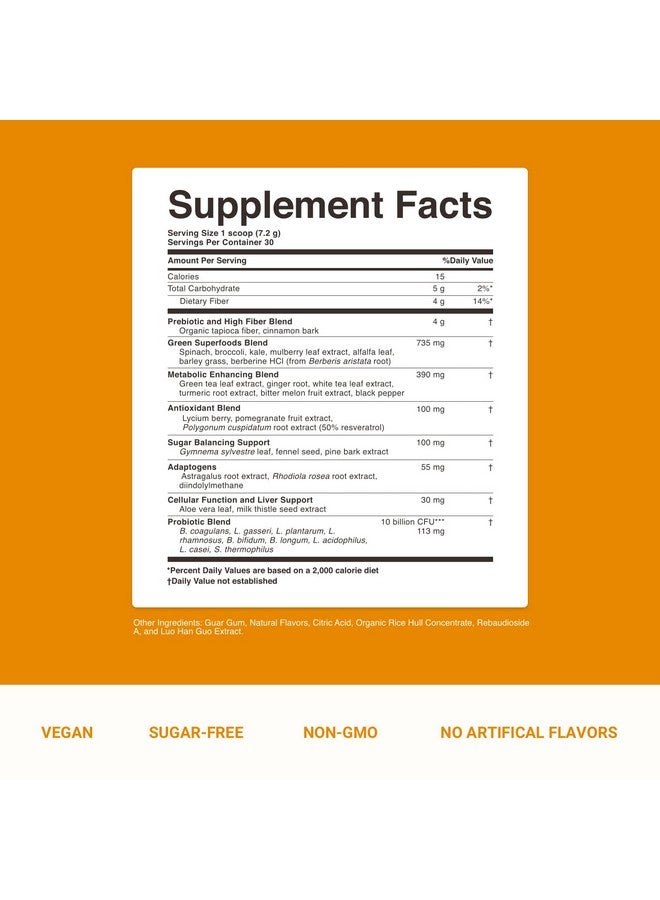 ACTIVATEDYOU Morning Complete Daily Wellness Drink With 10 Billion Cfus Prebiotics Probiotics And Green Superfoods 30 Servings Citrus Flavor - Image 5