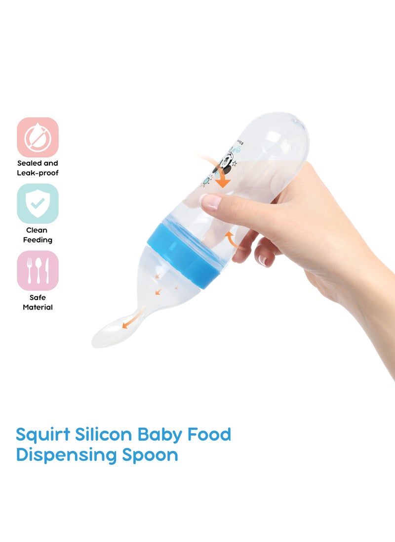 Disney - Mickey Mouse Silicone Baby Food Dispensing Spoon 3Oz, 6 Months+ - Image 1