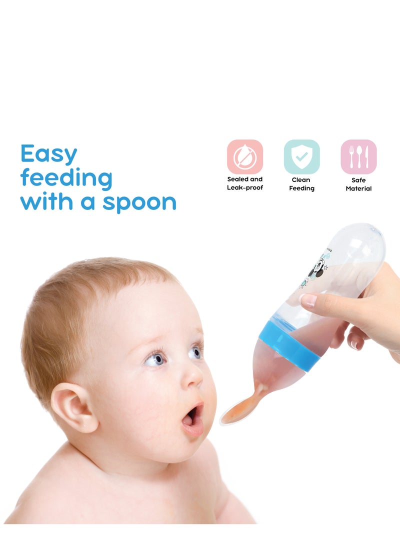 Disney - Mickey Mouse Silicone Baby Food Dispensing Spoon 3Oz, 6 Months+ - Image 1