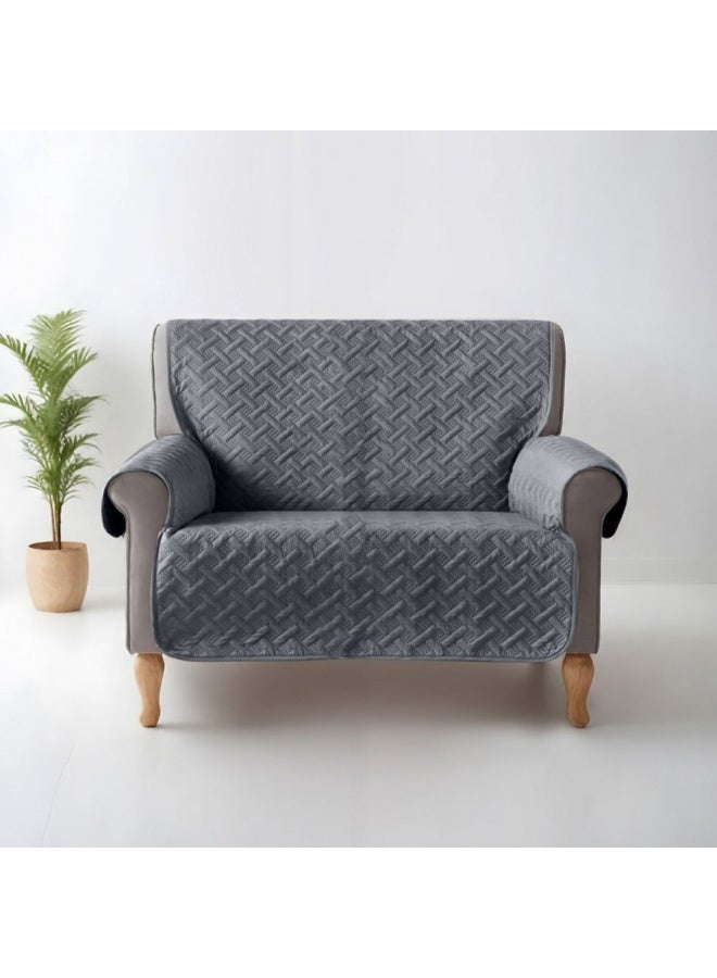 دانوب هوم واقي أريكة بالموجات فوق الصوتية لمقعدين  سم رمادي