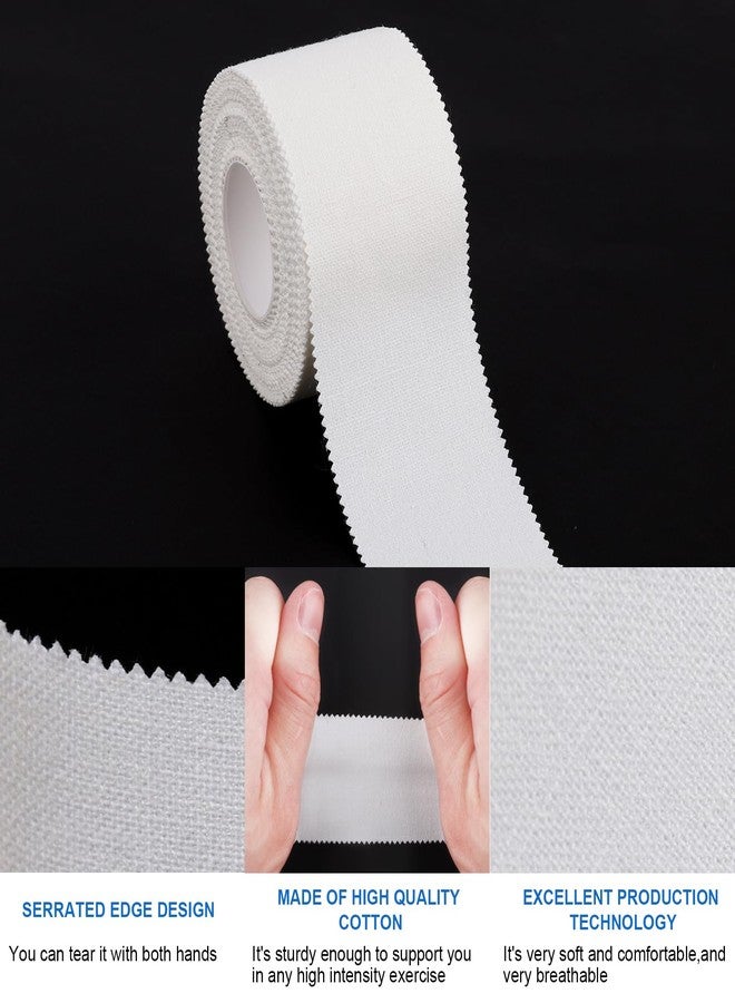 CHMI Athletic Tape,White Sports Tape (32 Pack), 320 Yards Rolls Very Strong Easy Tear NO Sticky Residue Best Tape for Gymnastics Climbing Bat Injuries Medical (1.5 Inch X 320 Yards). - Image 4