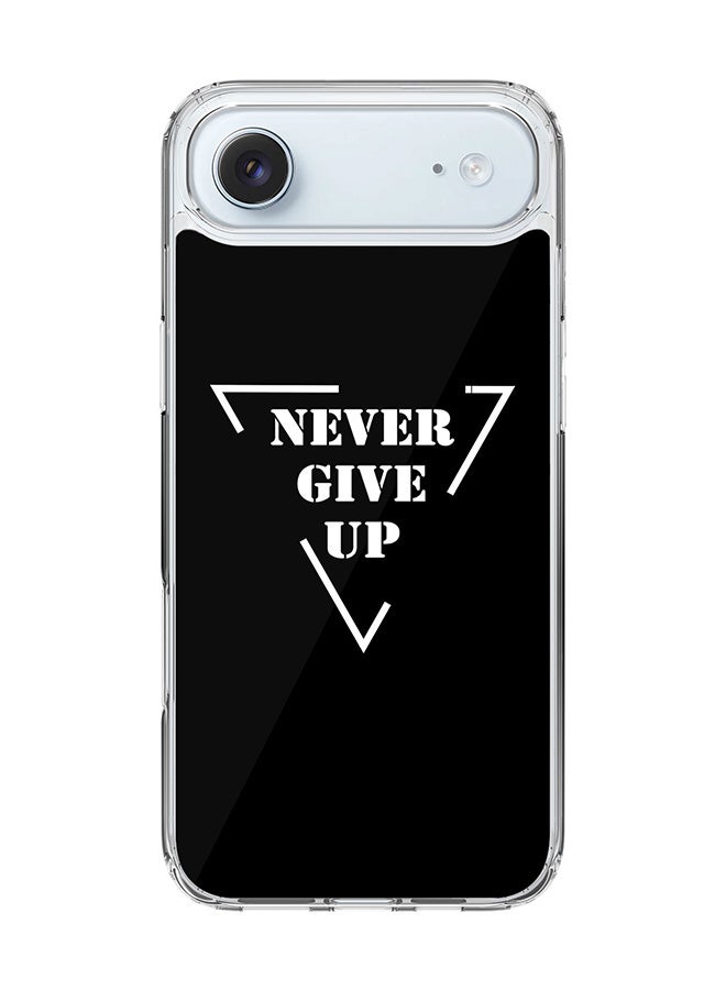 Classic Clear MagSafe Case for iPhone 17 Air , Hybrid Soft Case Flexible Edges Anti Drop TPU PC Gel Thin Transparent Cover [ Designed for iPhone 17 Air ] - Never give up