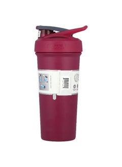 BlenderBottle Blender Bottle, Strada Sleek™, Insulated Stainless Steel, Raspberry, 25 oz (740 ml)  - Image 2