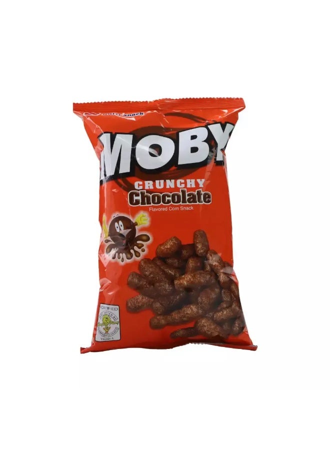 moby Moby Crunchy Chocolate Flavoured Corn Snack - 60gms - Image 1