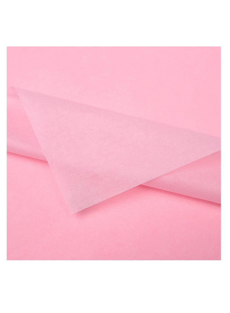 Premify Pink Tissue Wrapping Paper, 60 Sheets of 50 x 70cm Tissue Paper for T-Shirt, Dress, Abayas Wrapping, Birthday Gift Wrap, DIY Packaging, Wedding Decoration, Crafts etc - Image 2