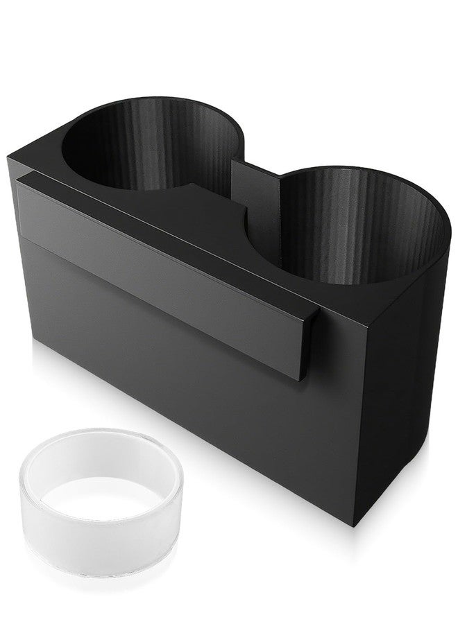 THXCHER Rear Dual Cup Holder Compatible with Chevrolet Yukon Denali Tahoe Suburban and GMC Sierra Silverado 2015-2020, 3-Inch Cupholder Durable Plastic - Image 1