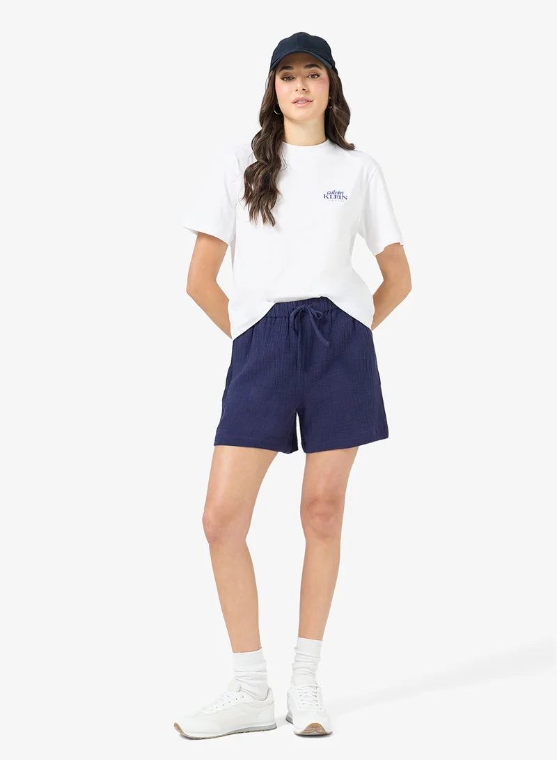 Calvin Klein Jeans Double Gauze Shorts
